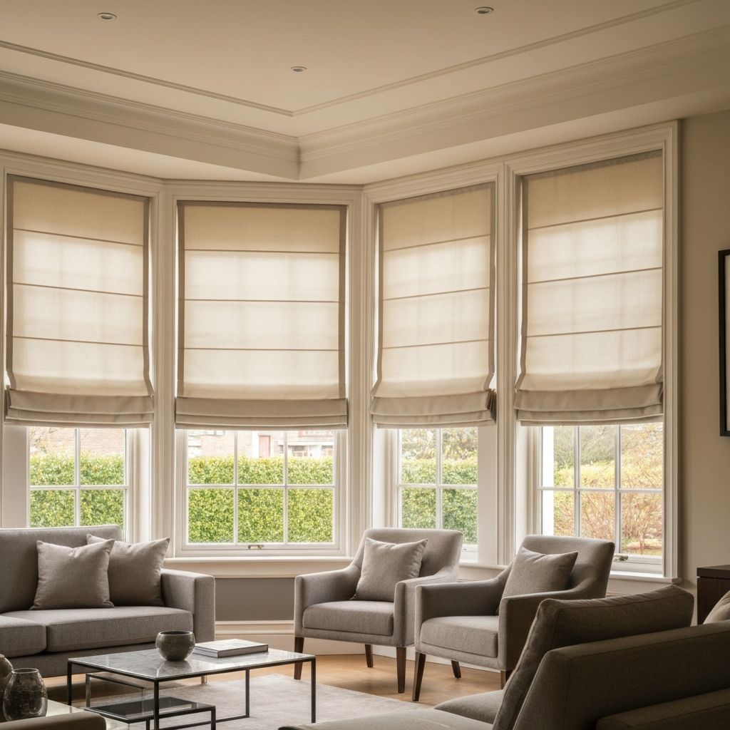 Persiana romana para sala de estar